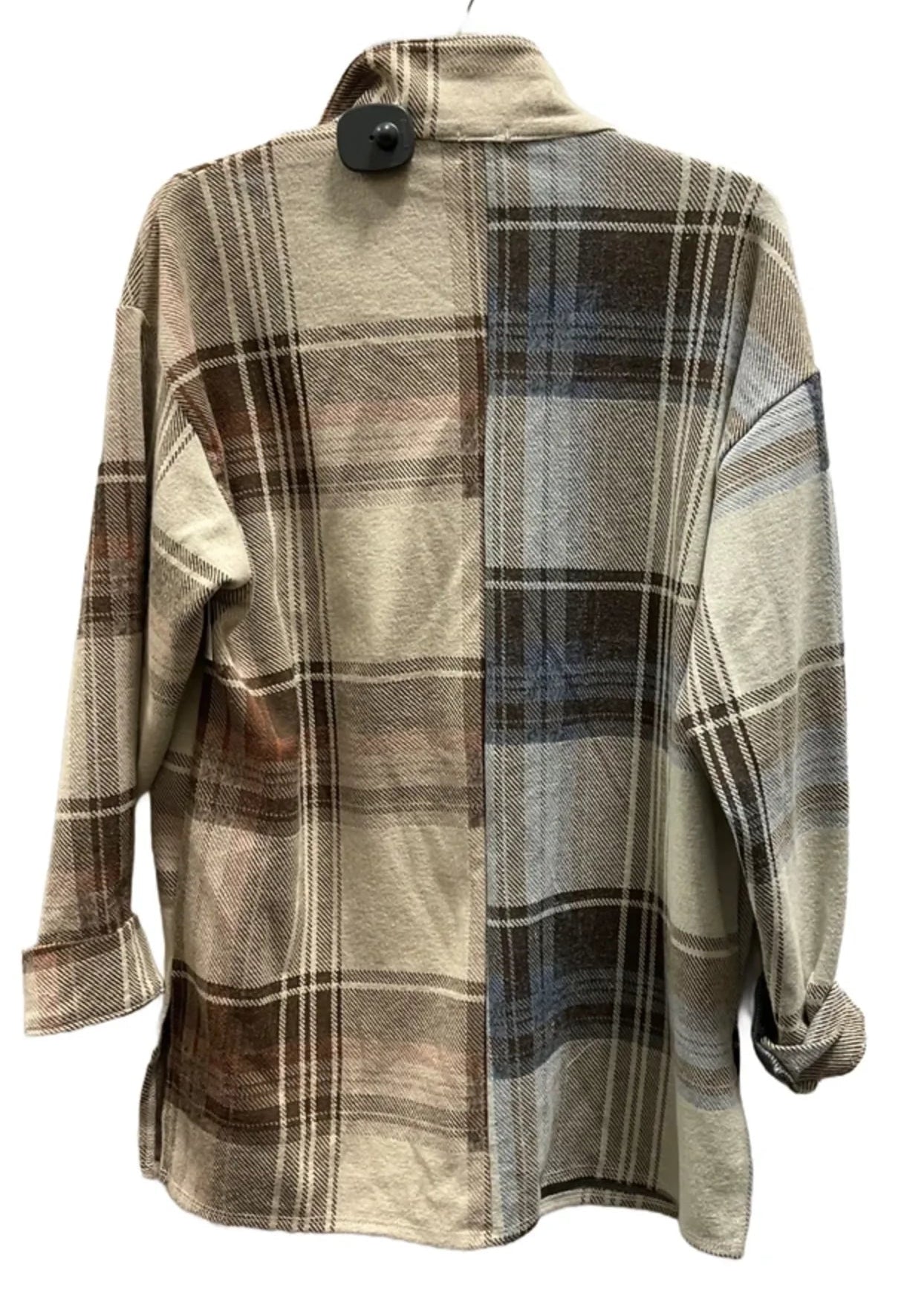 Top Long Sleeve By Cmc In Beige, Size: M