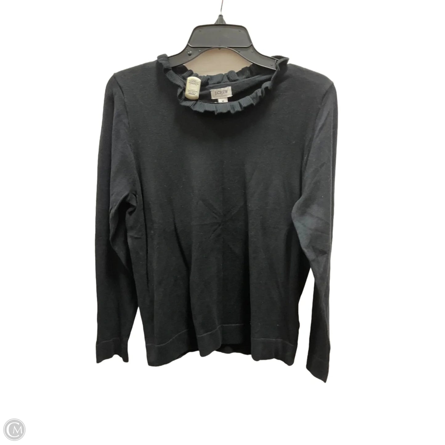Top Long Sleeve By J. Crew In Black, Size: M