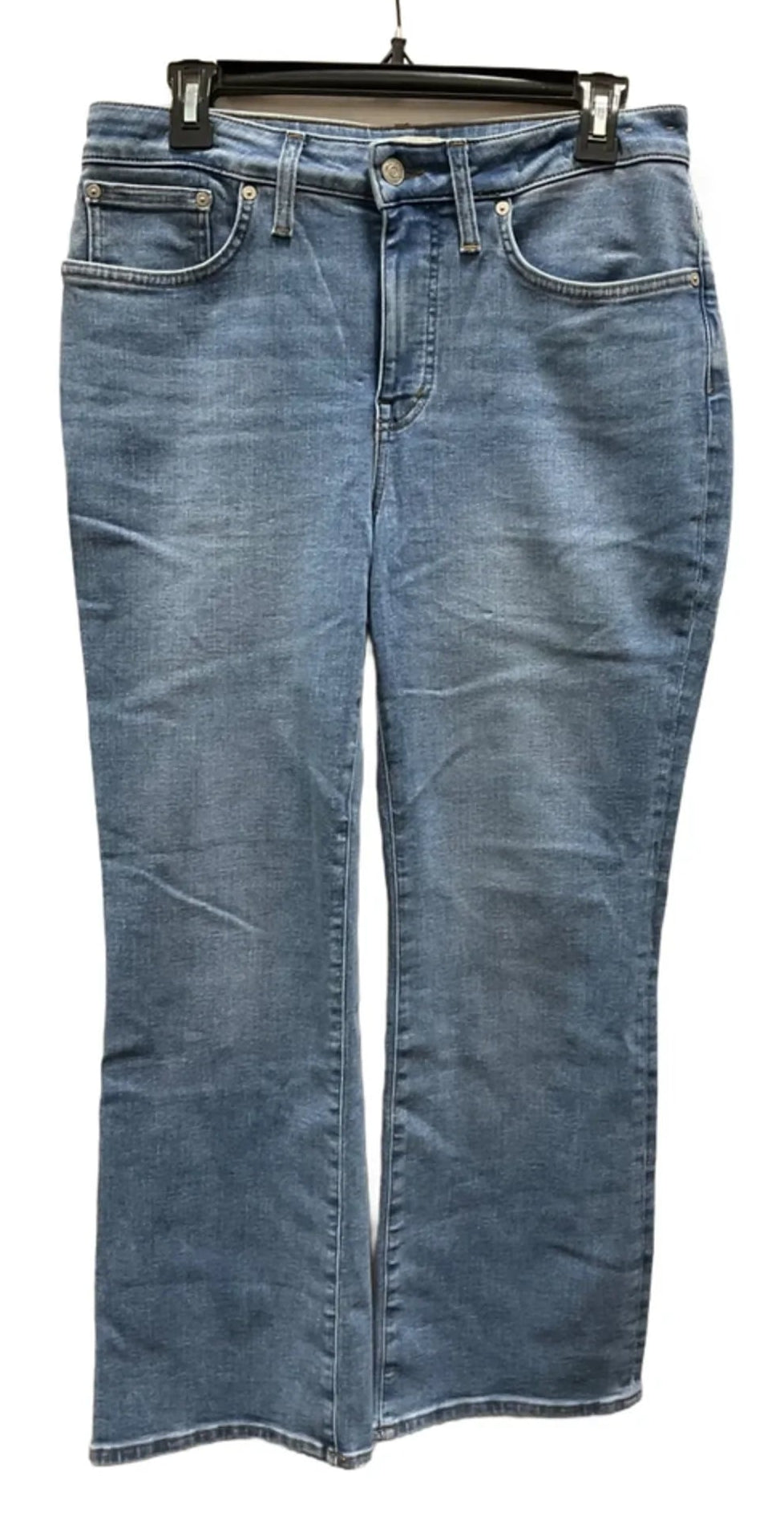 Jeans Straight By Madewell In Blue Denim, Size: 6