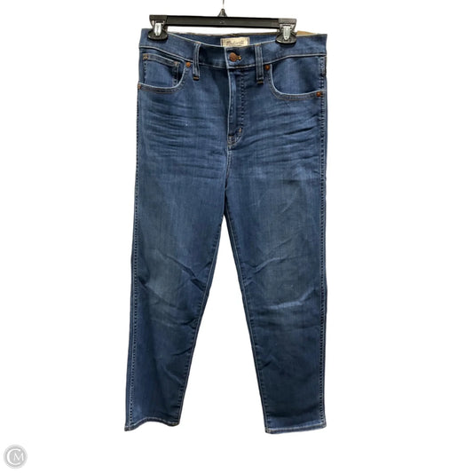 Jeans Skinny By Madewell In Blue Denim, Size: 6