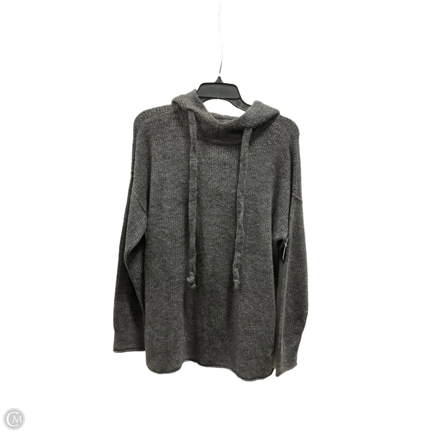 Top Long Sleeve By Abercrombie And Fitch In Grey, Size: L