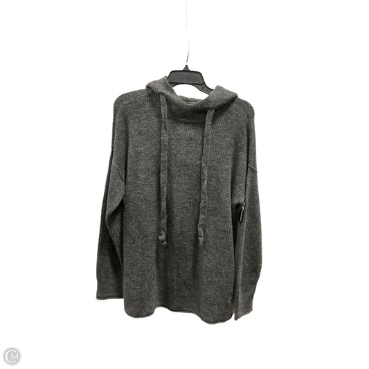 Top Long Sleeve By Abercrombie And Fitch In Grey, Size: L