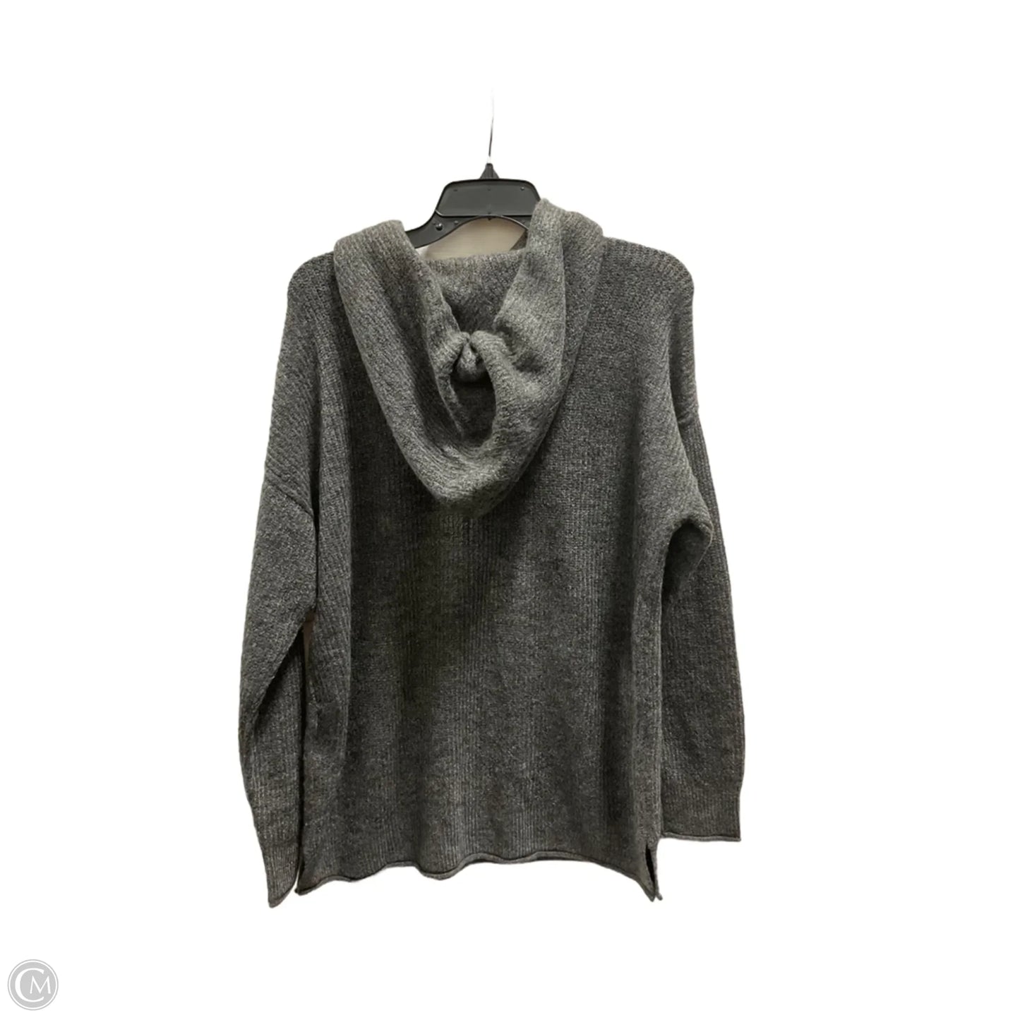 Top Long Sleeve By Abercrombie And Fitch In Grey, Size: L