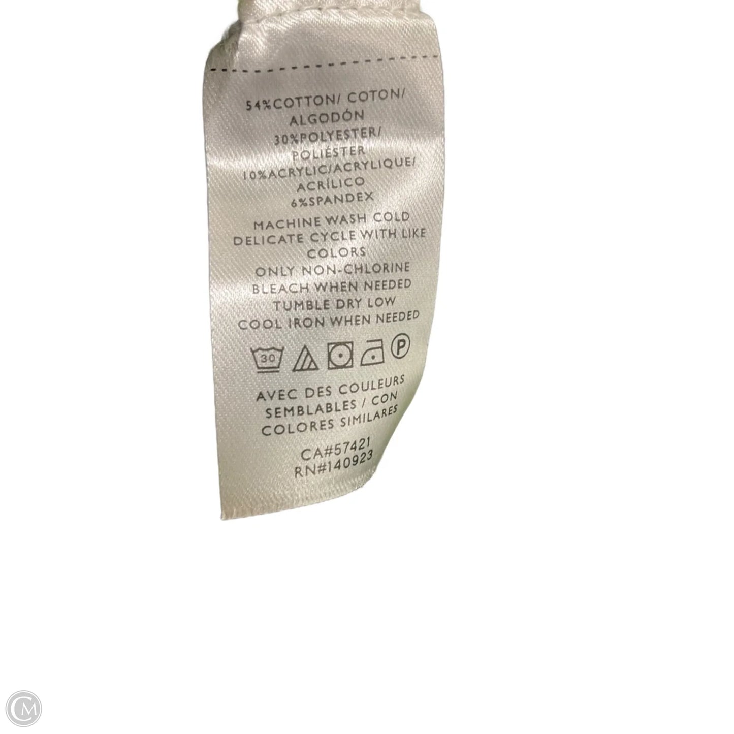 Top Long Sleeve By Loft In Green, Size: M