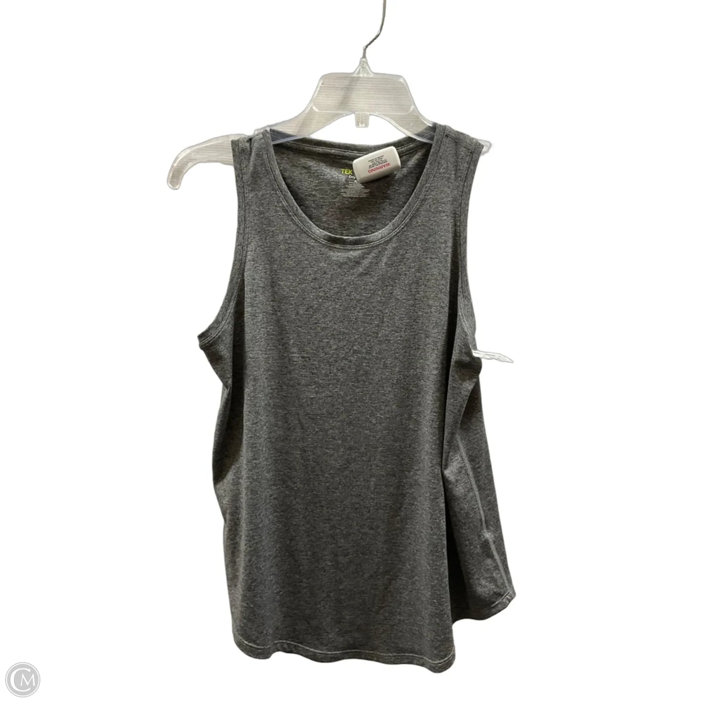 Athletic Tank Top By Tek Gear In Grey, Size: S