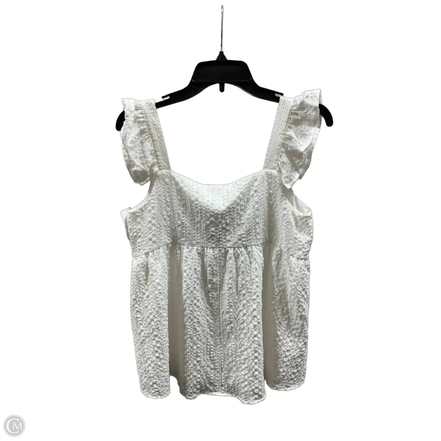 Top Sleeveless By Gilli In Cream, Size: S