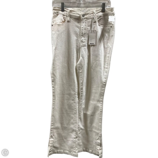 Jeans Boot Cut By Judy Blue In White, Size: 6