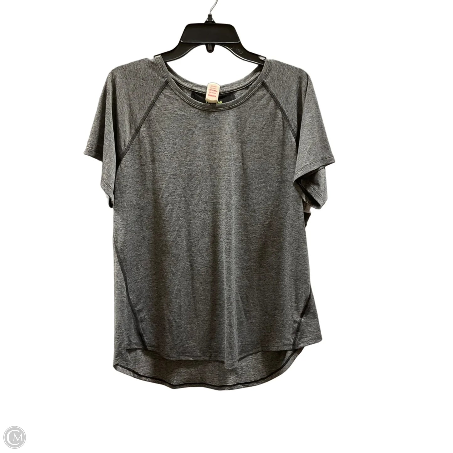 Athletic Top Short Sleeve By Tek Gear In Grey, Size: Xl