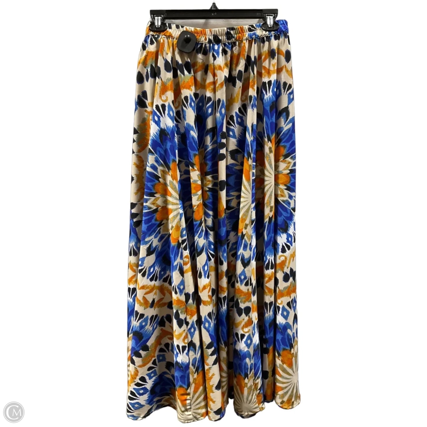 Skirt Maxi By Cato In Blue & Cream, Size: Xs