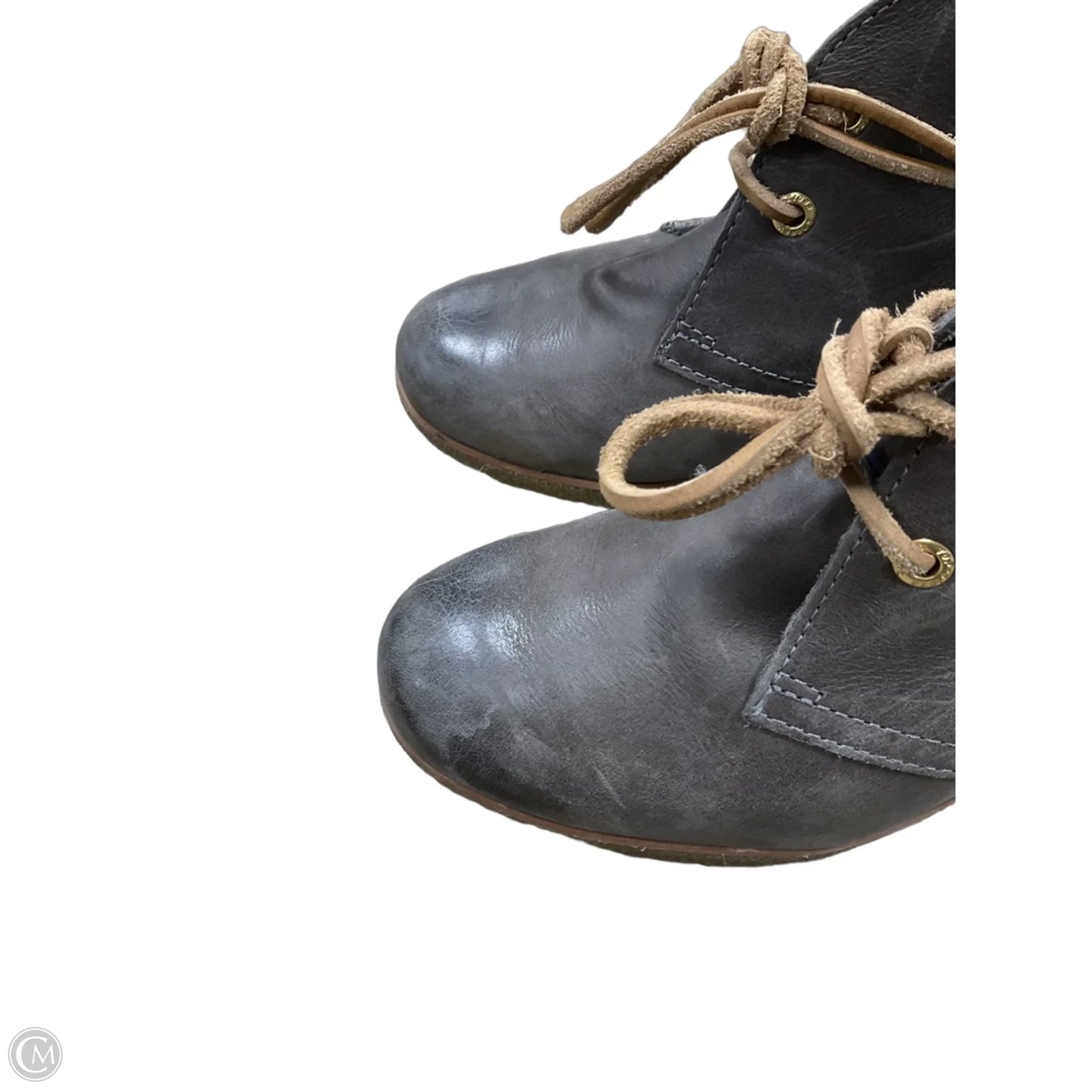 Boots Ankle Heels By Sperry In Grey, Size: 8