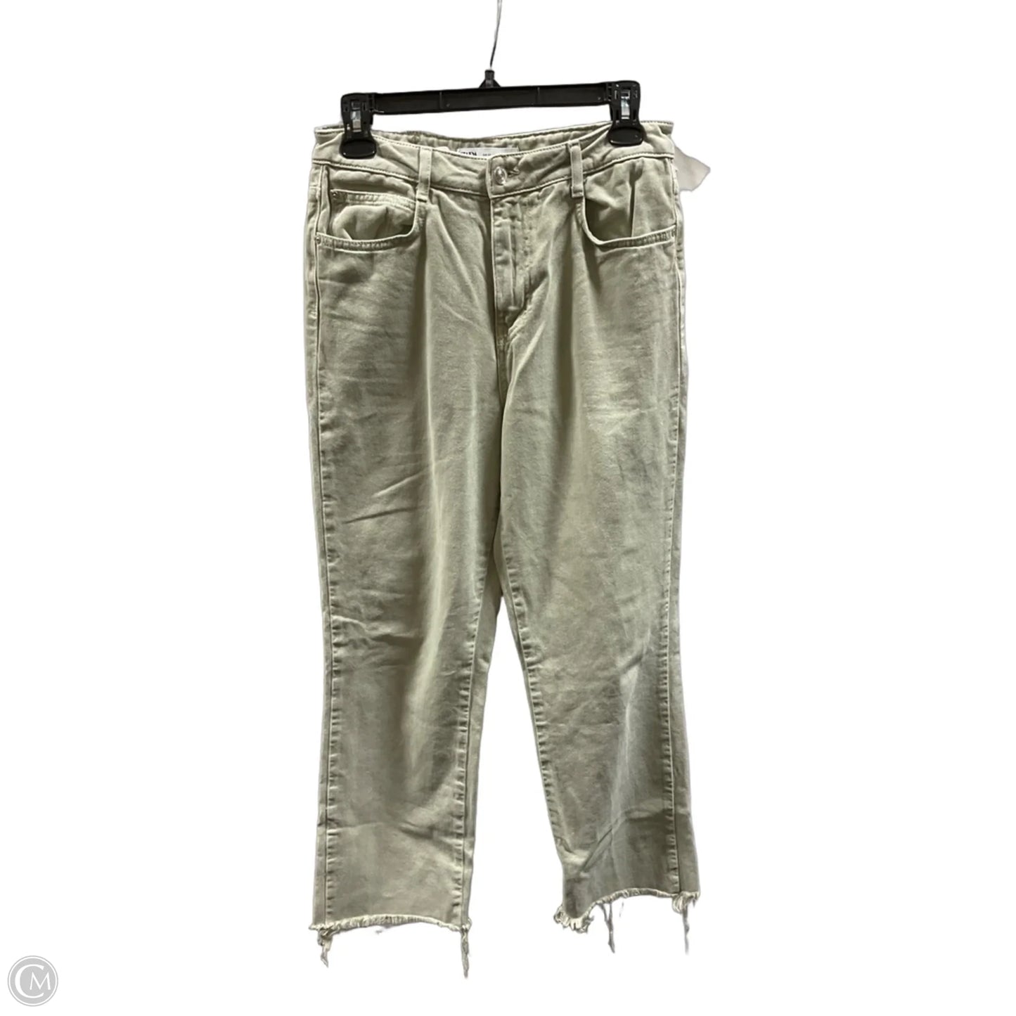 Jeans Flared By Zara In Green, Size: 6