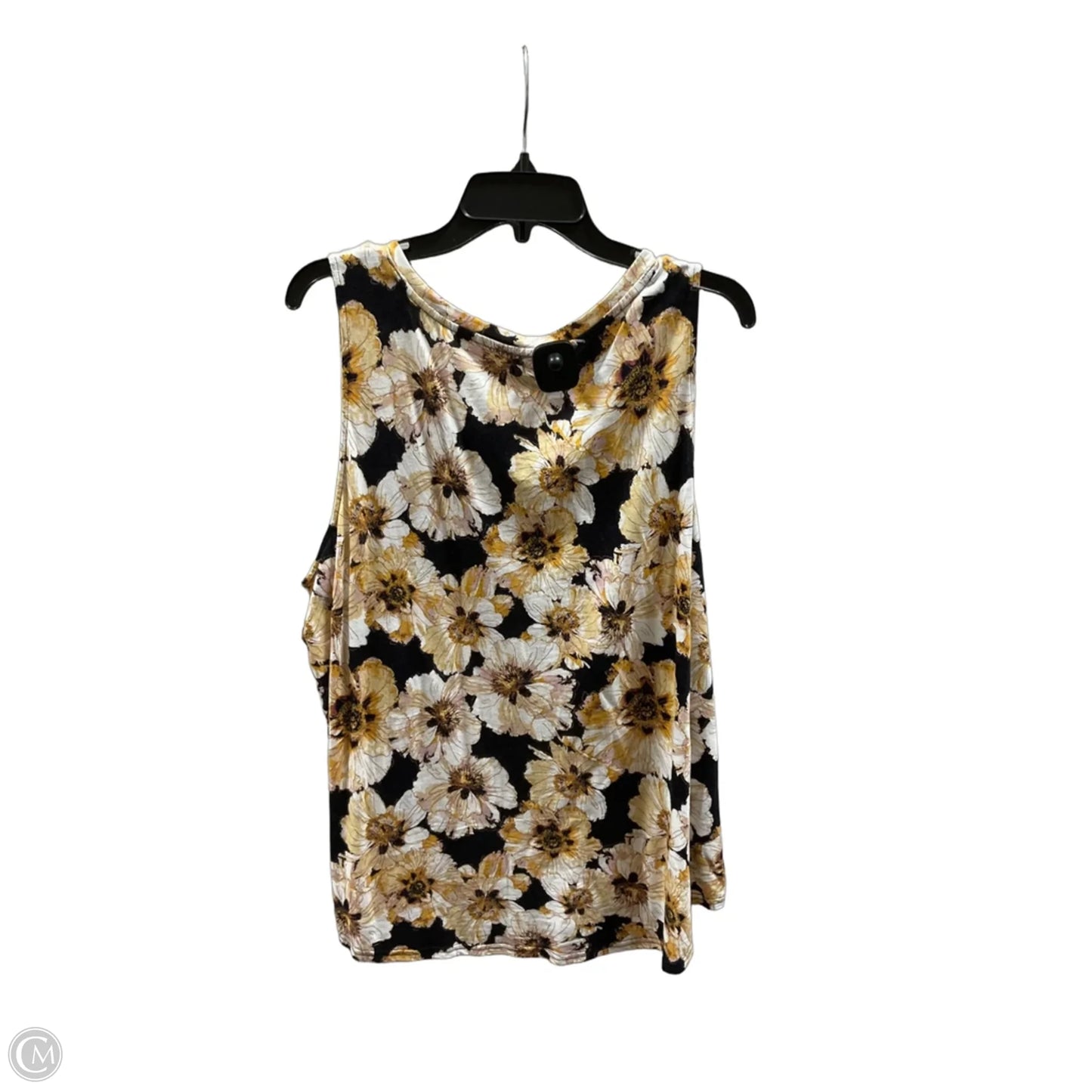 Top Sleeveless By Maurices In Yellow, Size: 2x