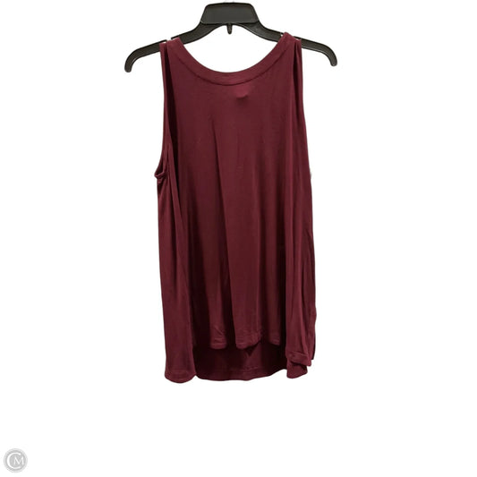 Top Sleeveless By J. Jill In Red, Size: M