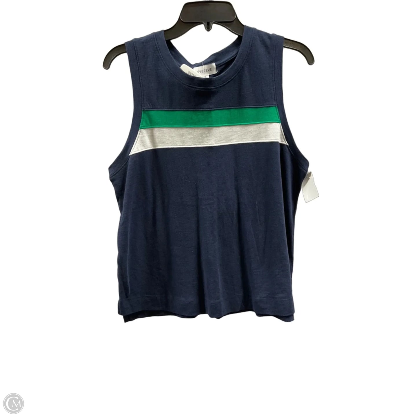 Top Sleeveless By Evereve In Blue, Size: M