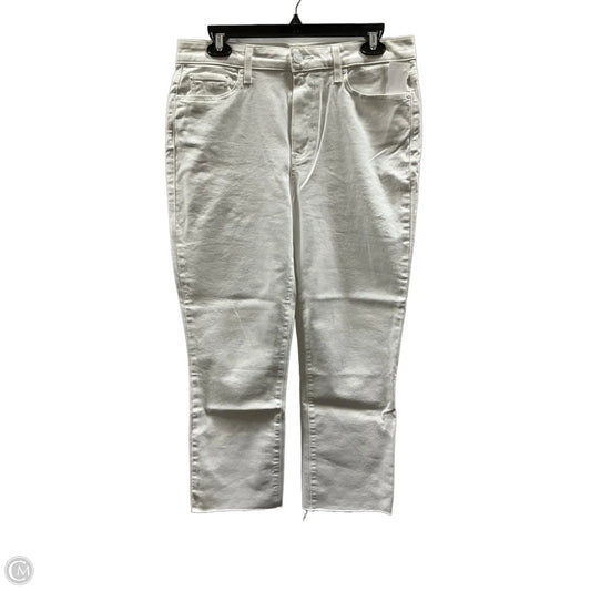 Jeans Straight By Paige In White, Size: 8