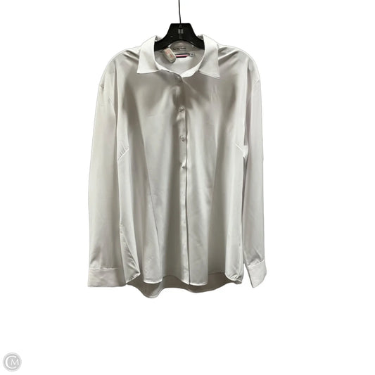 Blouse Long Sleeve By Cmf In White, Size: 2x