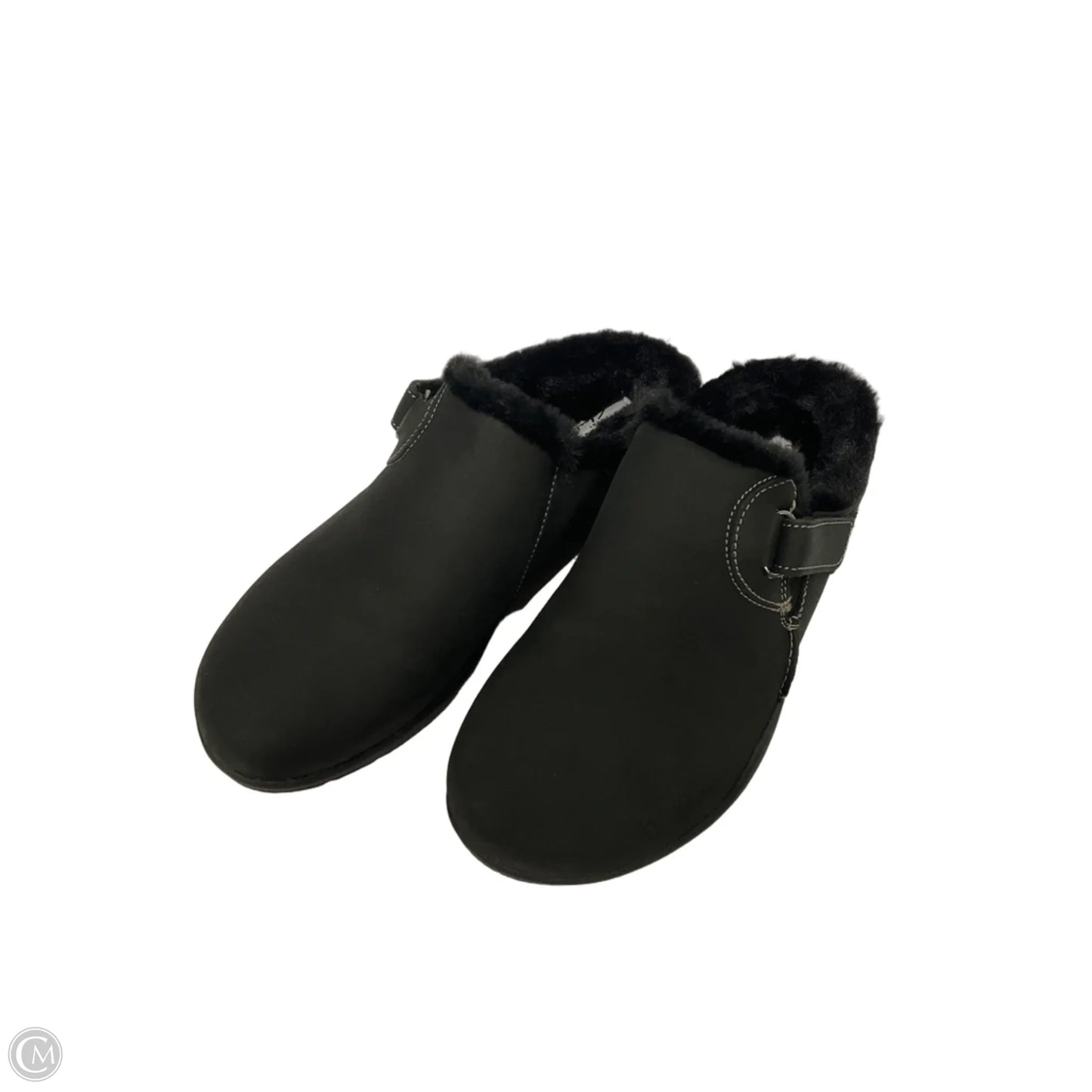 Shoes Flats By Clarks In Black, Size: 8