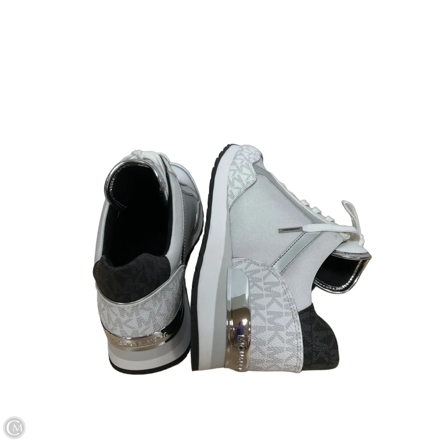 Shoes Athletic By Michael By Michael Kors In Black & Cream, Size: 9