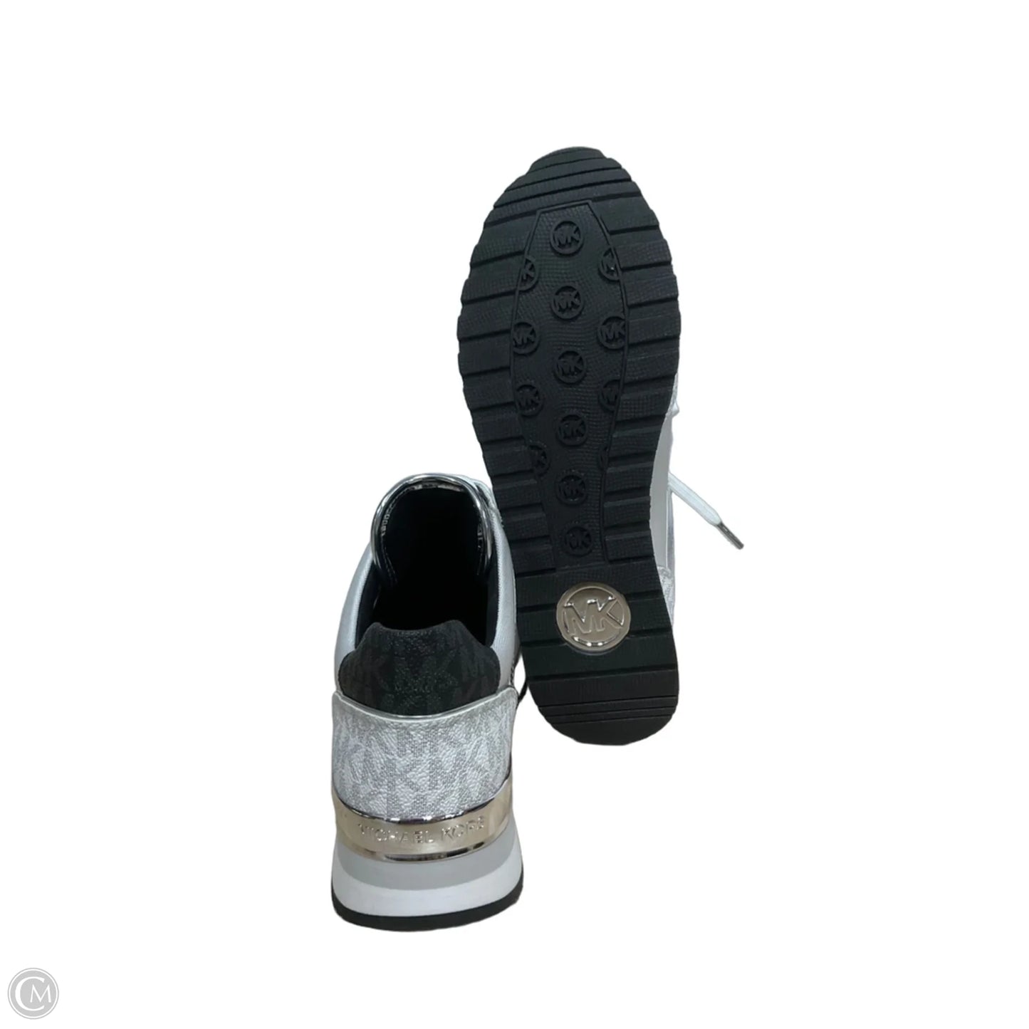 Shoes Athletic By Michael By Michael Kors In Black & Cream, Size: 9