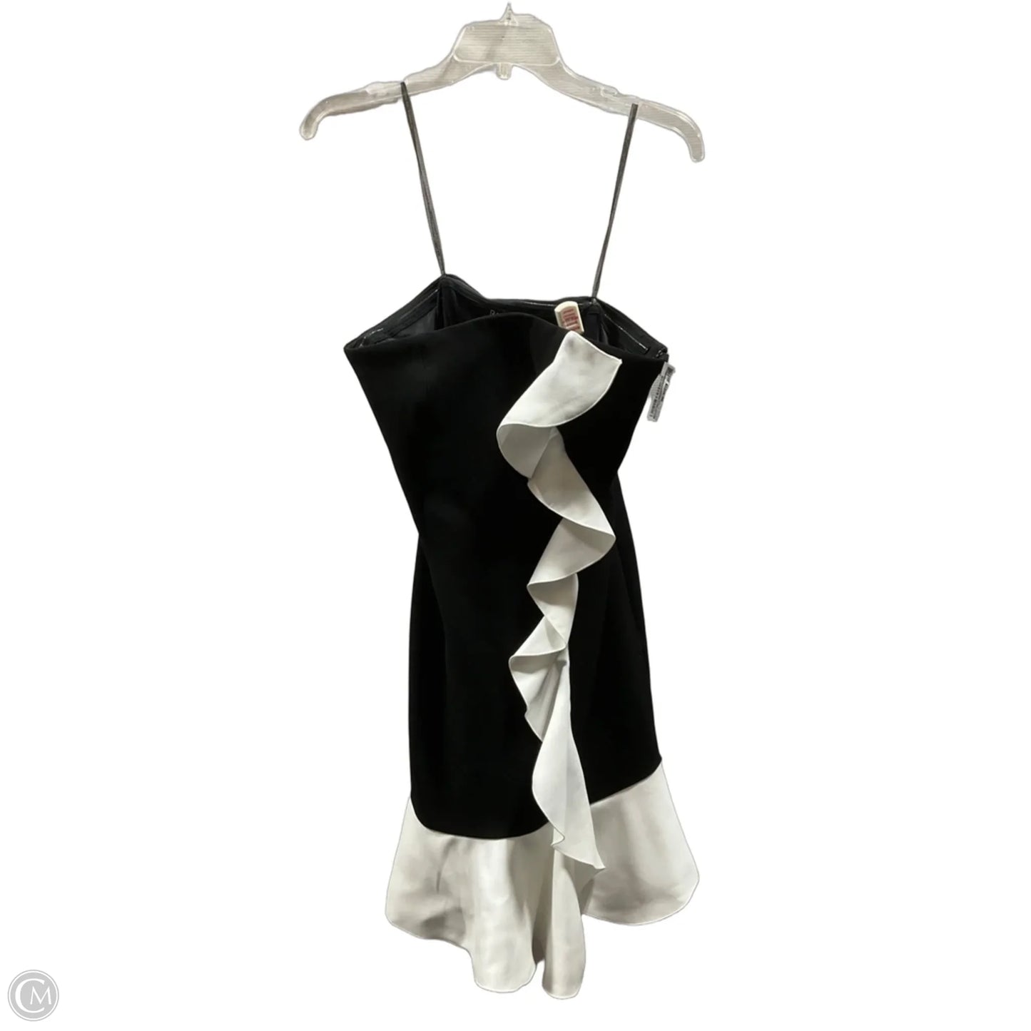 Dress Party Midi By Rachel Zoe In Black & Cream, Size: 6