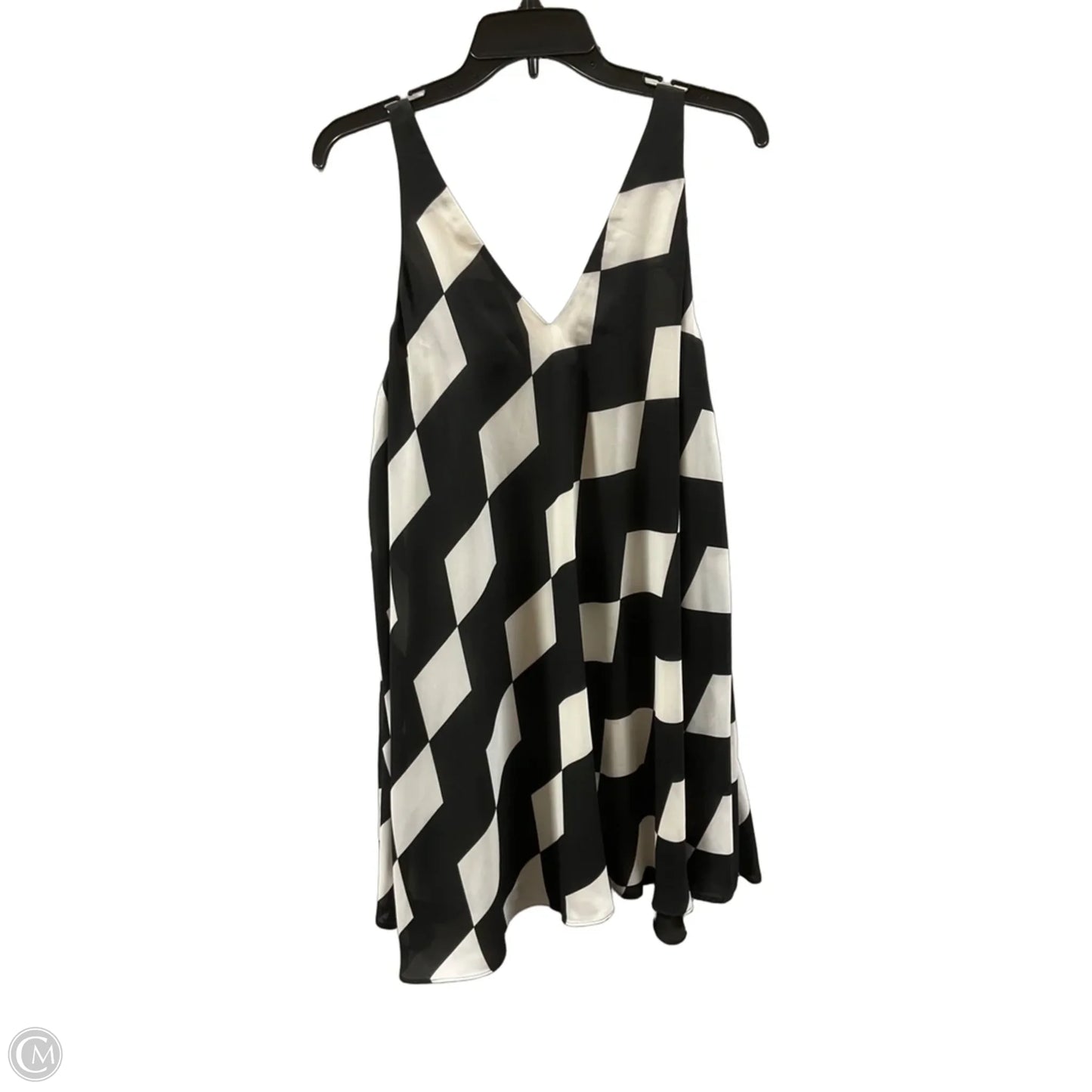 Dress Casual Midi By Sam Edelman In Black & Cream, Size: S