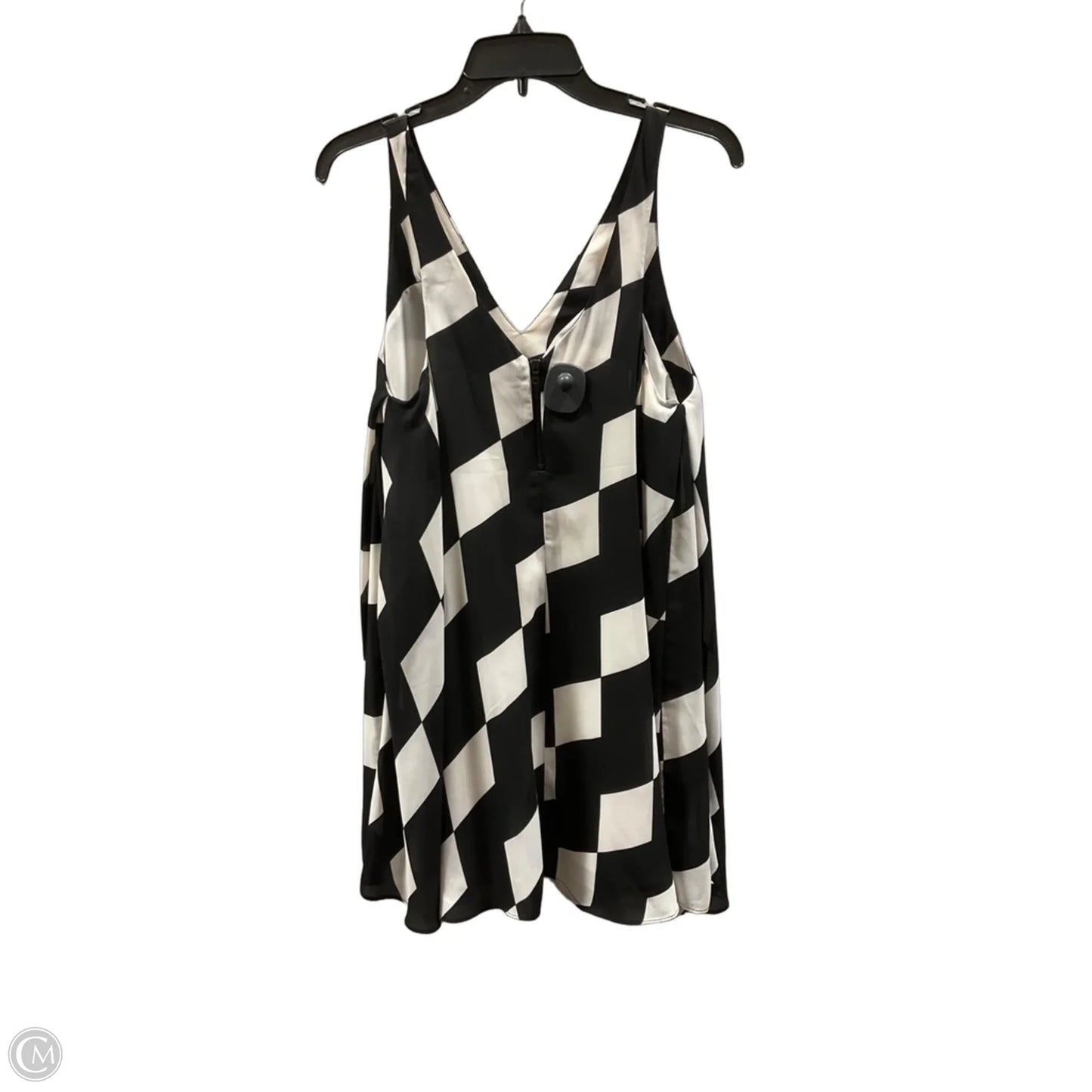 Dress Casual Midi By Sam Edelman In Black & Cream, Size: S