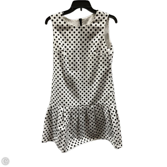 Dress Party Midi By Donna Morgan In Black & Cream, Size: 6