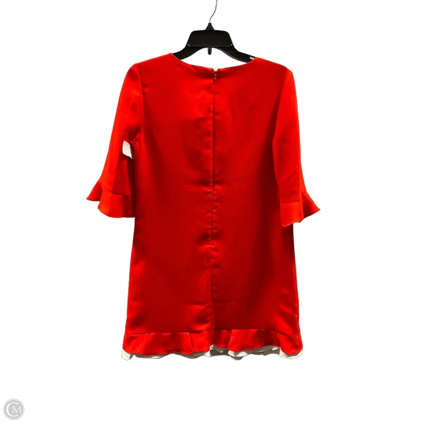 Dress Casual Midi By Cece In Orange, Size: 4