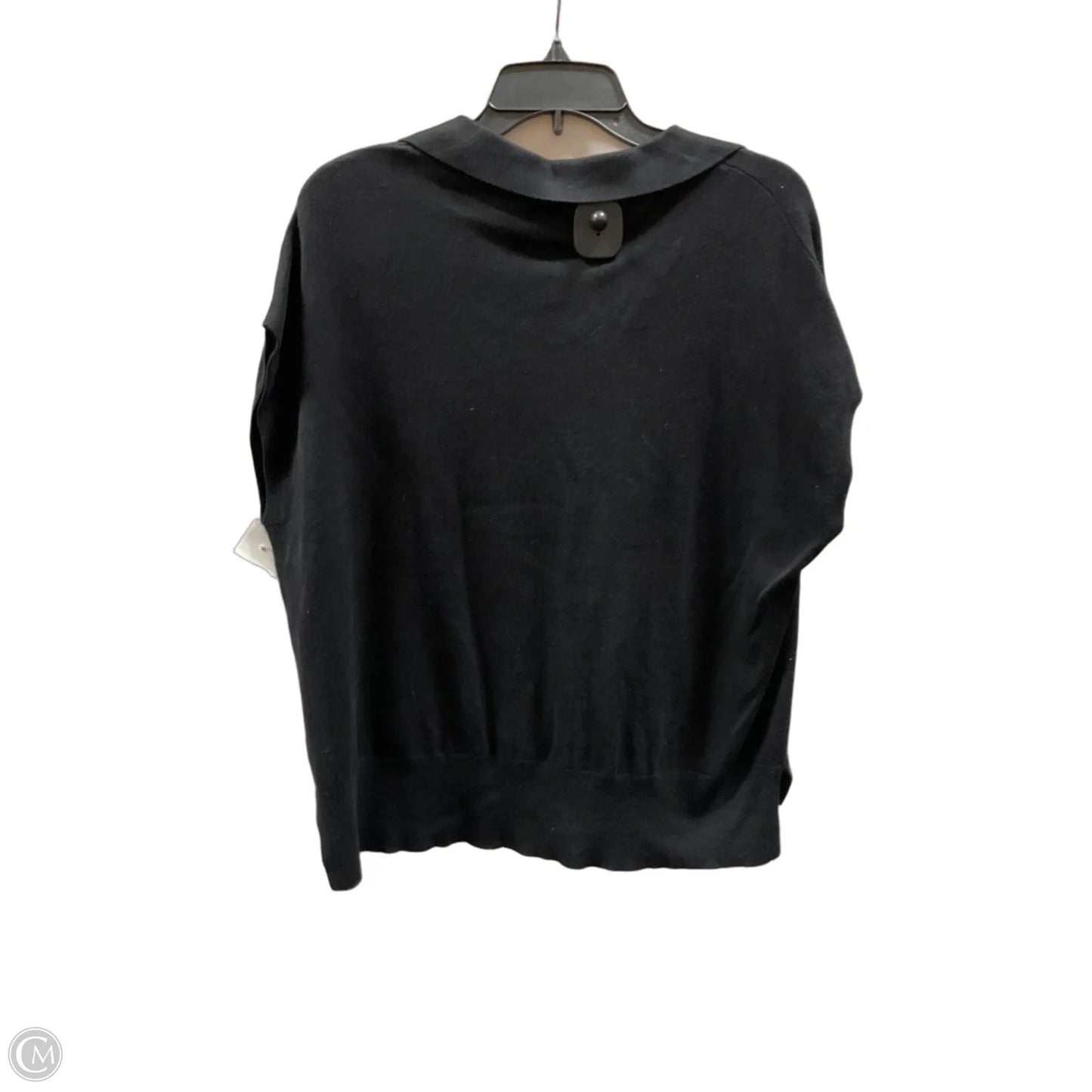 Top Short Sleeve By Calvin Klein In Black, Size: M