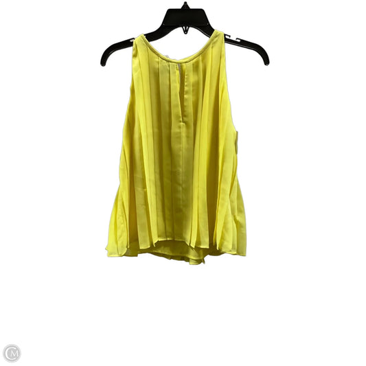 Top Sleeveless By J. Crew In Yellow, Size: 4