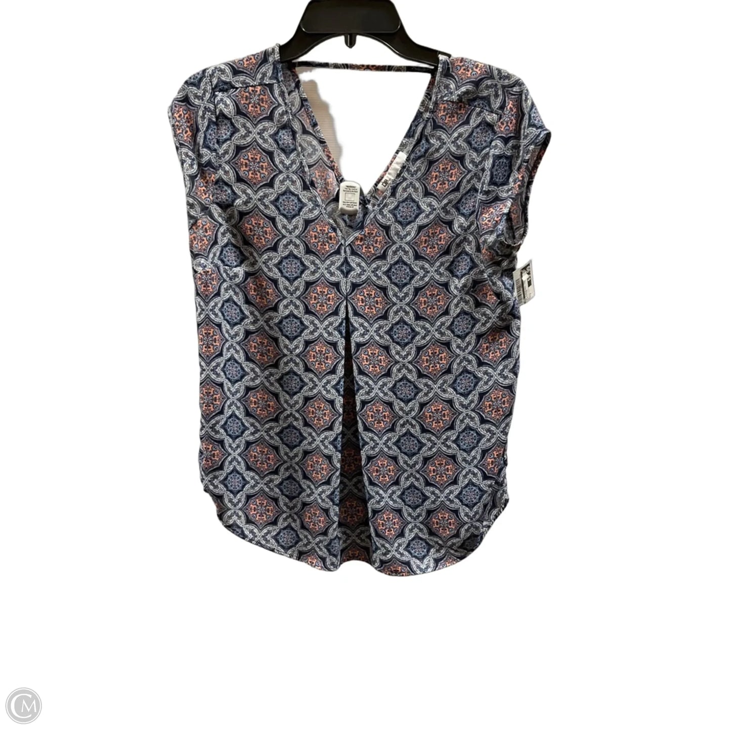 Top Sleeveless By Dr2 In Blue & Pink, Size: S