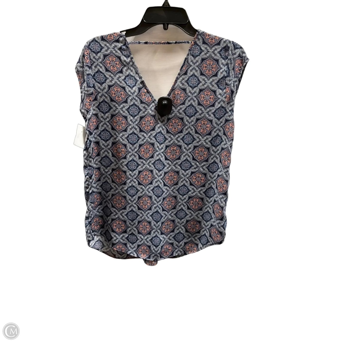 Top Sleeveless By Dr2 In Blue & Pink, Size: S