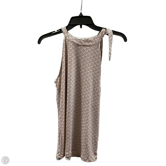 Top Sleeveless By Banana Republic In Black & Brown, Size: S