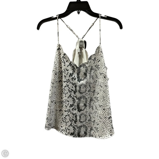 Top Sleeveless By J. Crew In Grey & White, Size: 6