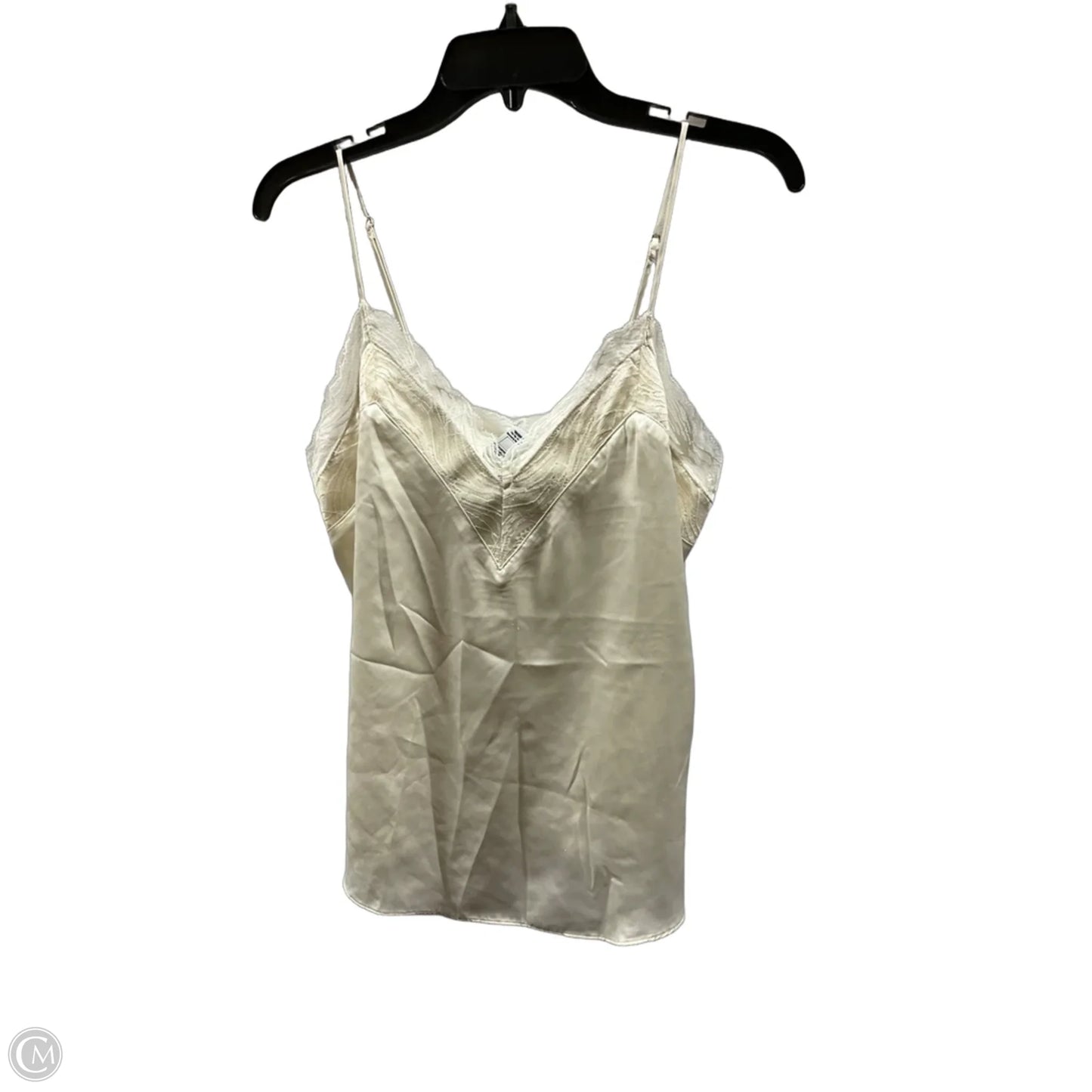 Top Sleeveless By Express In Cream, Size: M