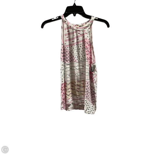 Top Sleeveless By Loft In Pink, Size: S