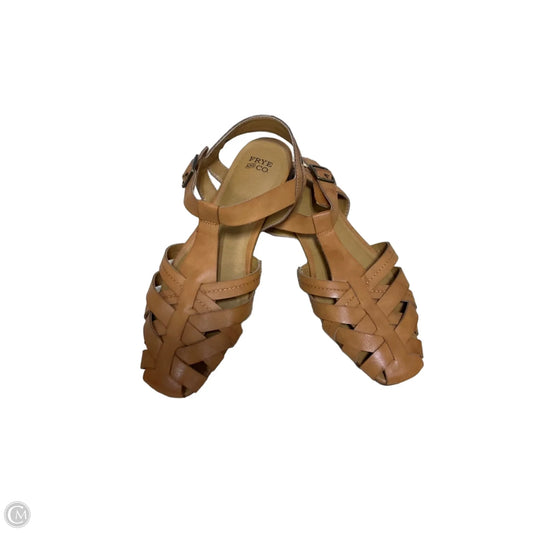 Shoes Flats By Frye And Co In Brown, Size: 9