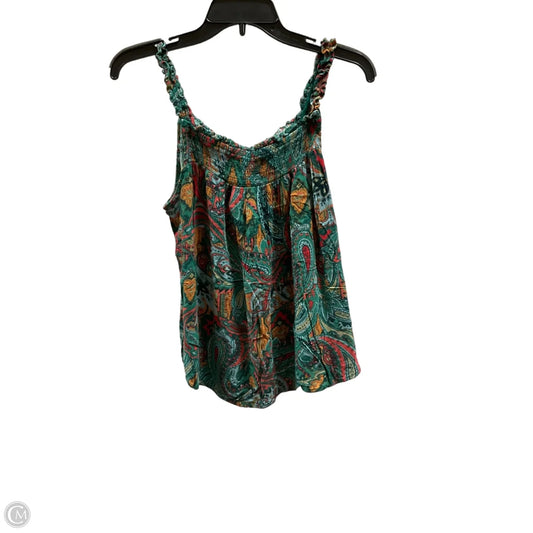 Top Sleeveless By Maurices In Green, Size: M