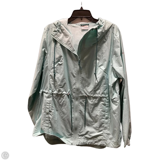 Athletic Jacket By Columbia In Aqua, Size: Xl