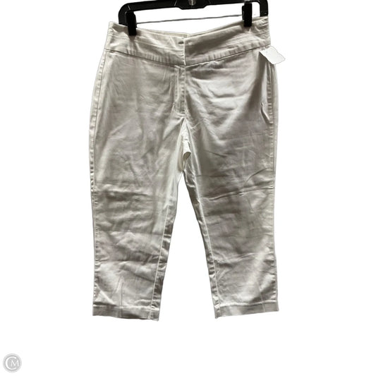 Capris By Nue Options In White, Size: 6