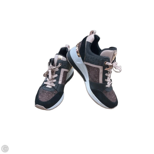 Shoes Athletic By Michael By Michael Kors In Black & Pink, Size: 8
