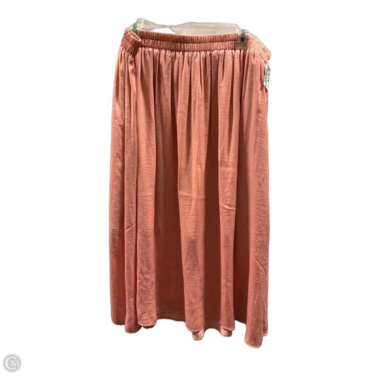 Skirt Maxi By Banana Republic In Pink, Size: Xl