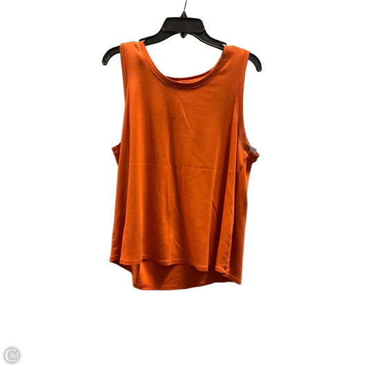 Top Sleeveless By J. Jill In Orange, Size: L