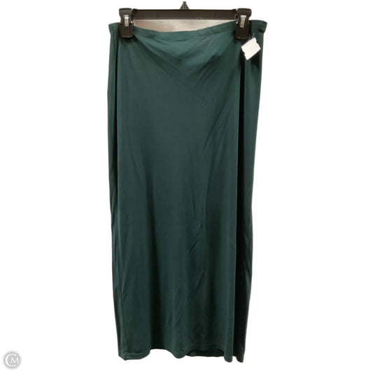 Skirt Maxi By Express In Green, Size: S