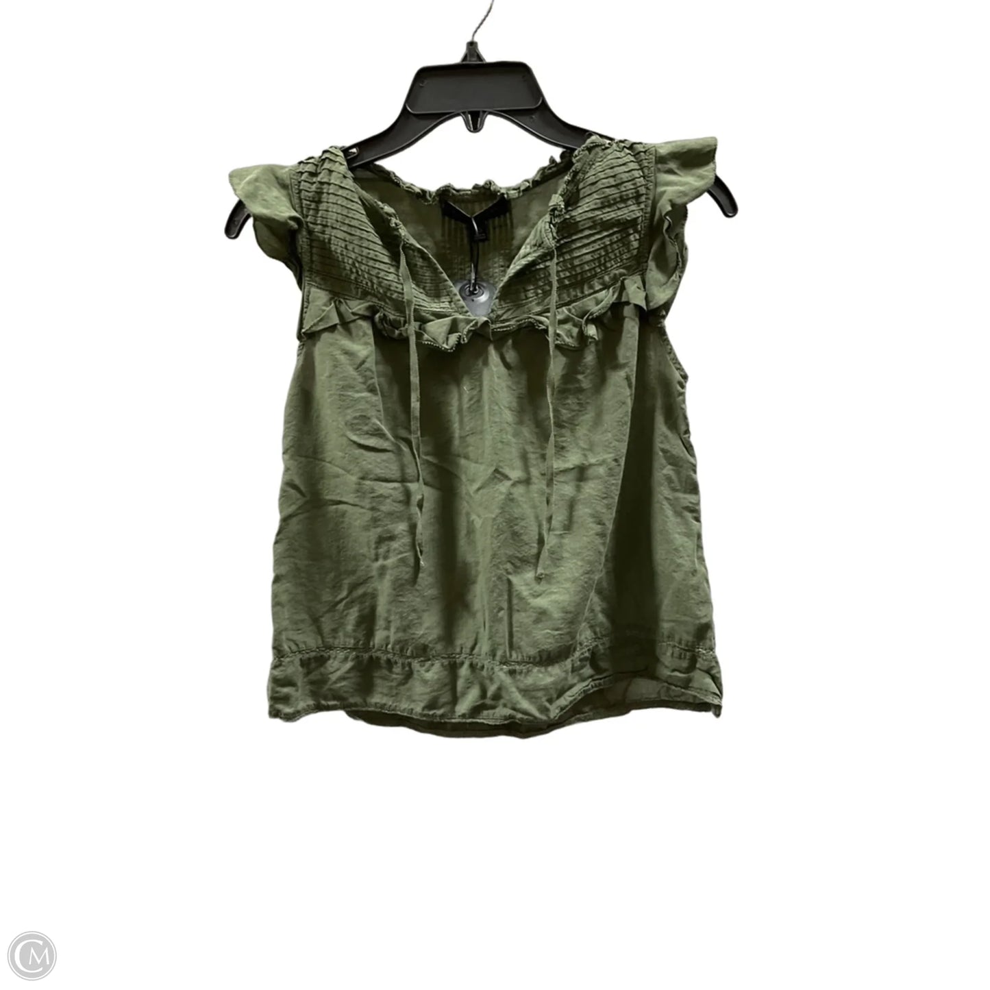 Top Sleeveless By Banana Republic In Green, Size: Xs