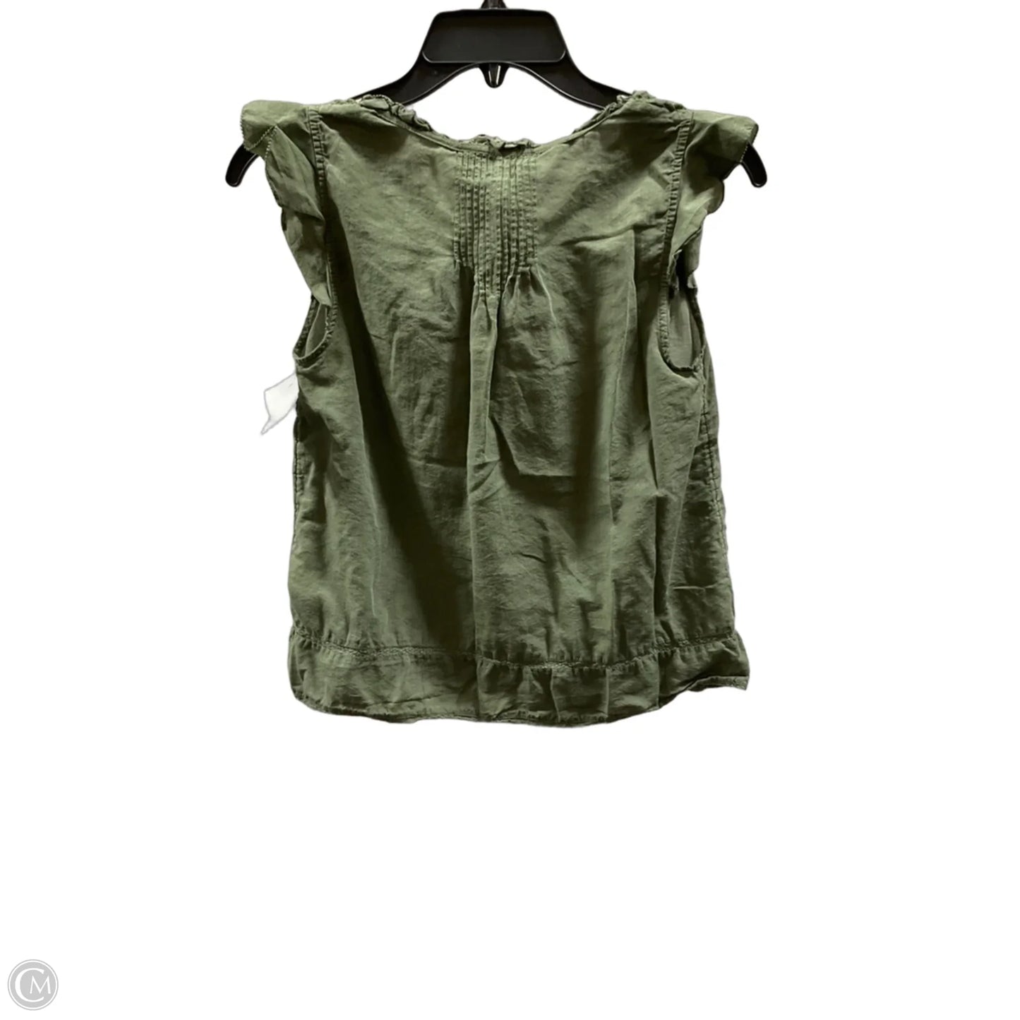 Top Sleeveless By Banana Republic In Green, Size: Xs