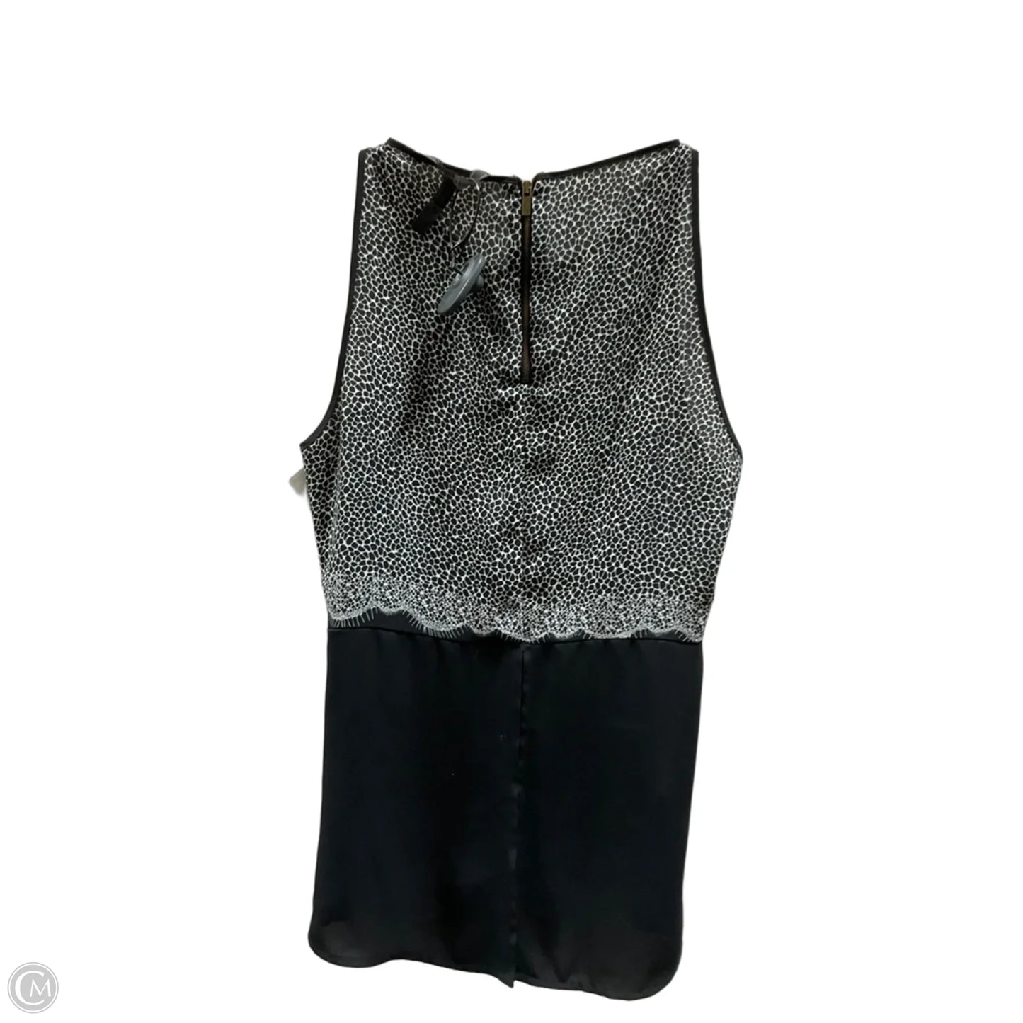Top Sleeveless By Bcbg In Black & White, Size: Xs