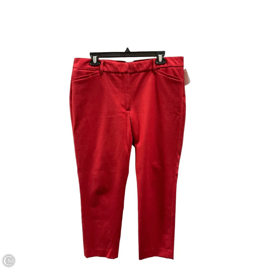 Pants Dress By White House Black Market In Red, Size: 14