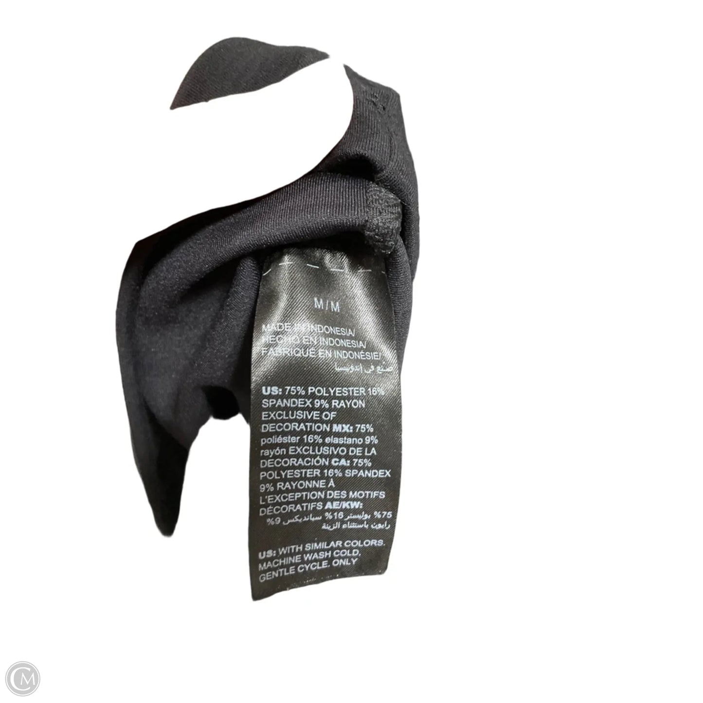 Top Short Sleeve By White House Black Market In Black, Size: M