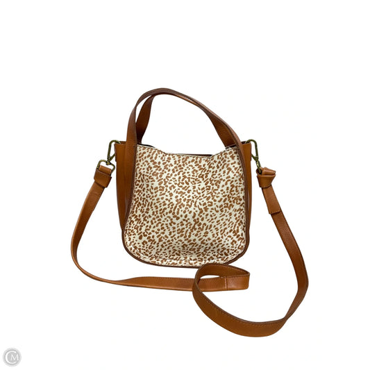Crossbody Leather By Madewell, Size: Medium